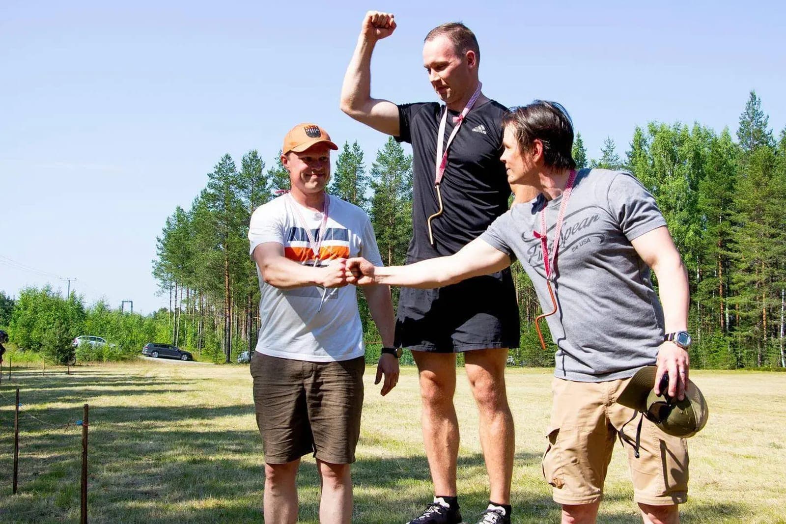 Veivinheiton MM-kisojen voittajien palkintojenjako kesäpäivänä